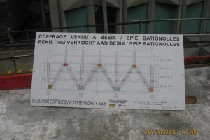 Coffrages colonnes inclinées diamètre 1m20