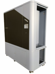 Armoire acier avec coins arrondis